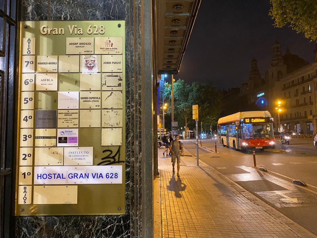 Hostal Granvia 628 Барселона Экстерьер фото